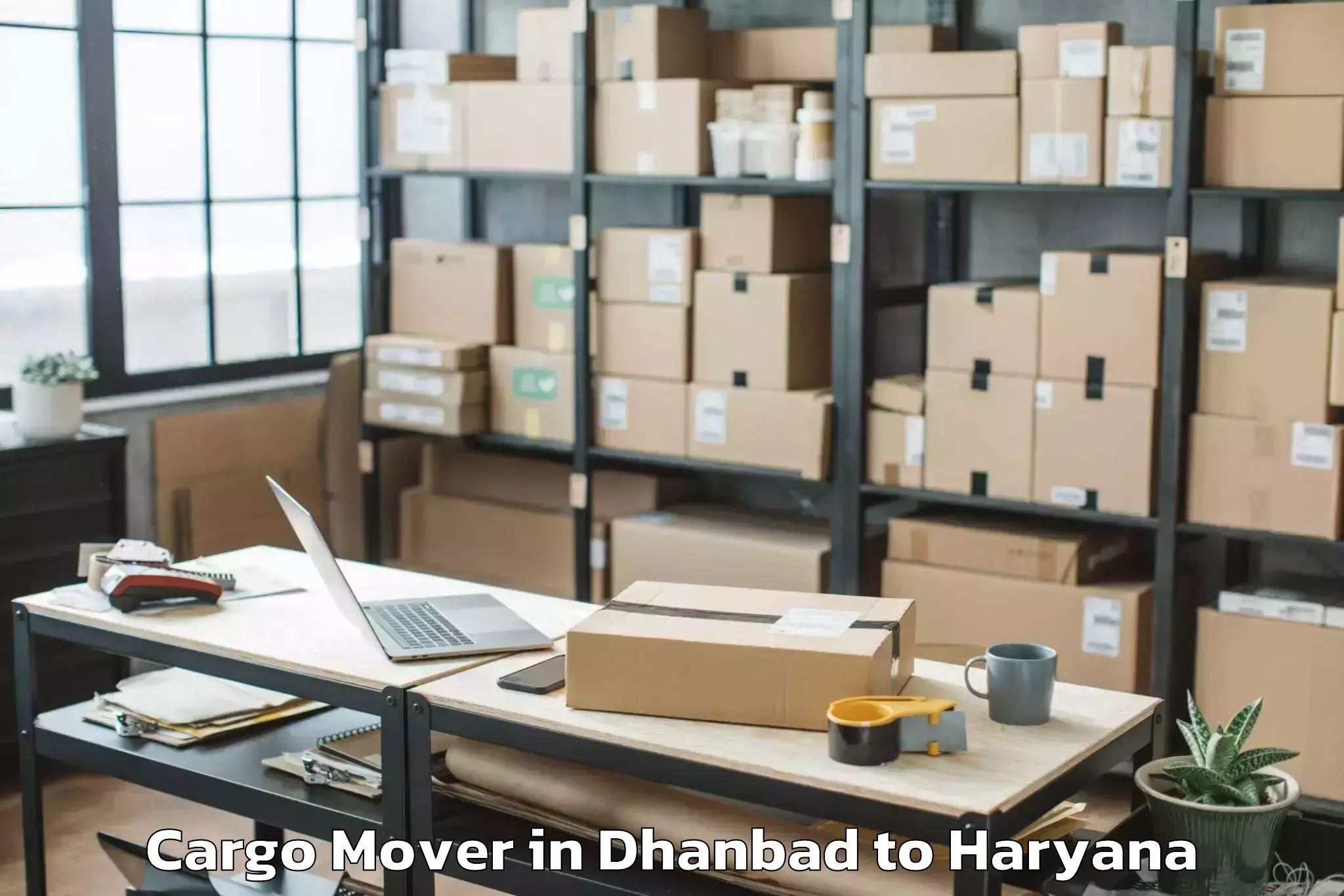 Book Dhanbad to Ambience Mall Gurgaon Cargo Mover